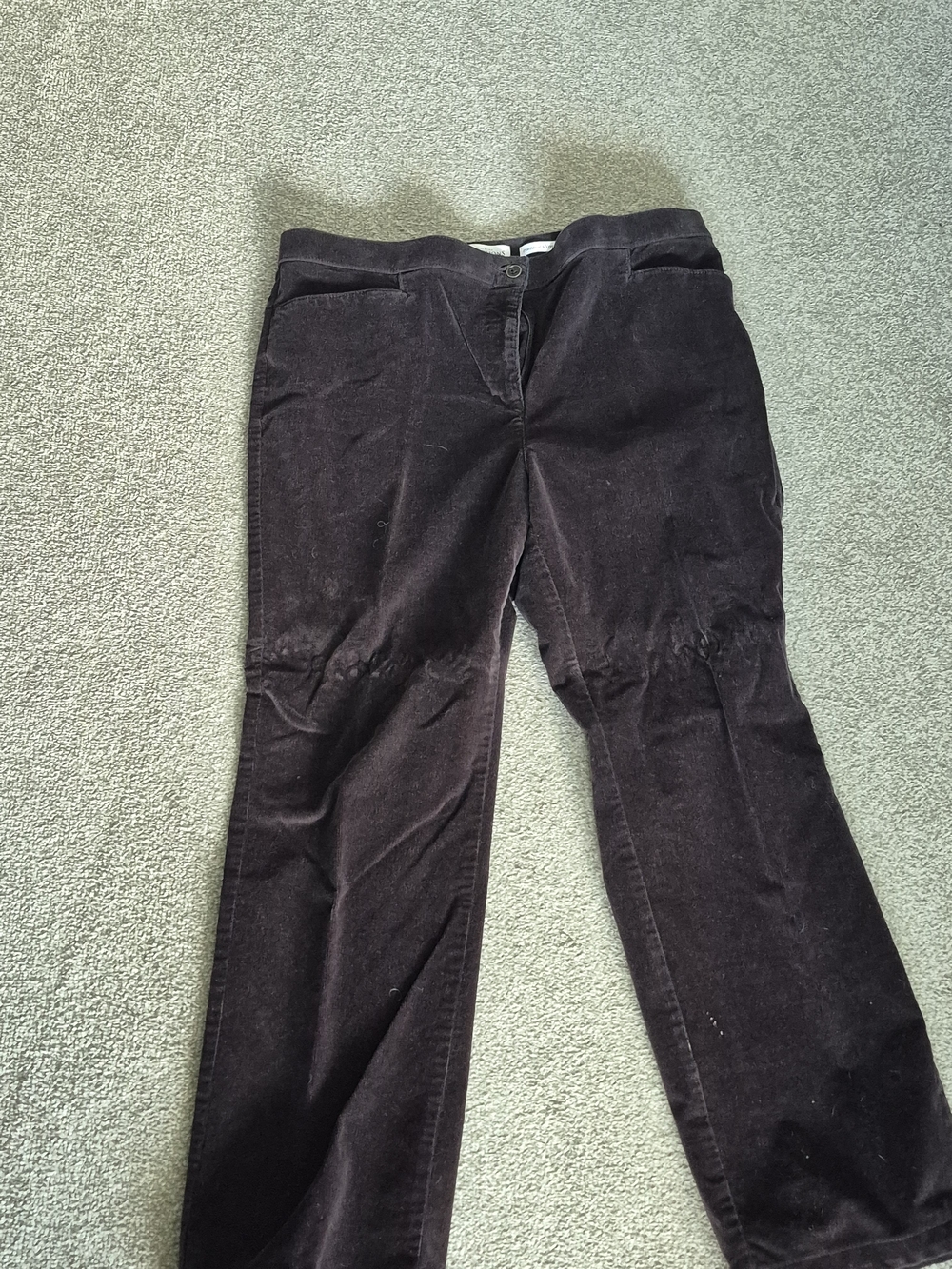 Northern Reflections Dark Brown Corduroy Flare Jeans